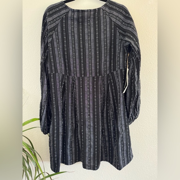 New Anthropologie x AFTERNOON Siobhan Tunic Dress size 4 Black Long Sleeve - Picture 6 of 15